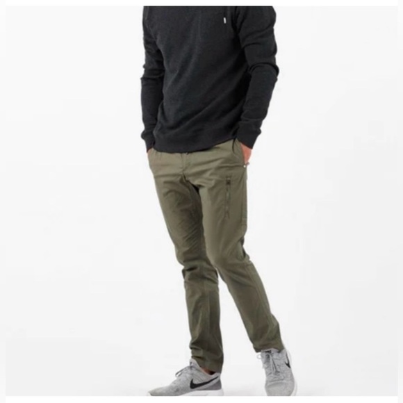 Vuori Olive Green Chinos - Picture 1 of 13